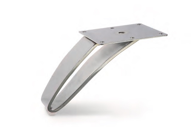 Piedino Deris cromato