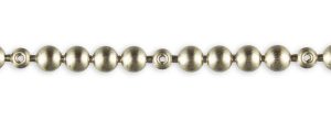 "Brass plated" - overnails punched strip 100 1/3