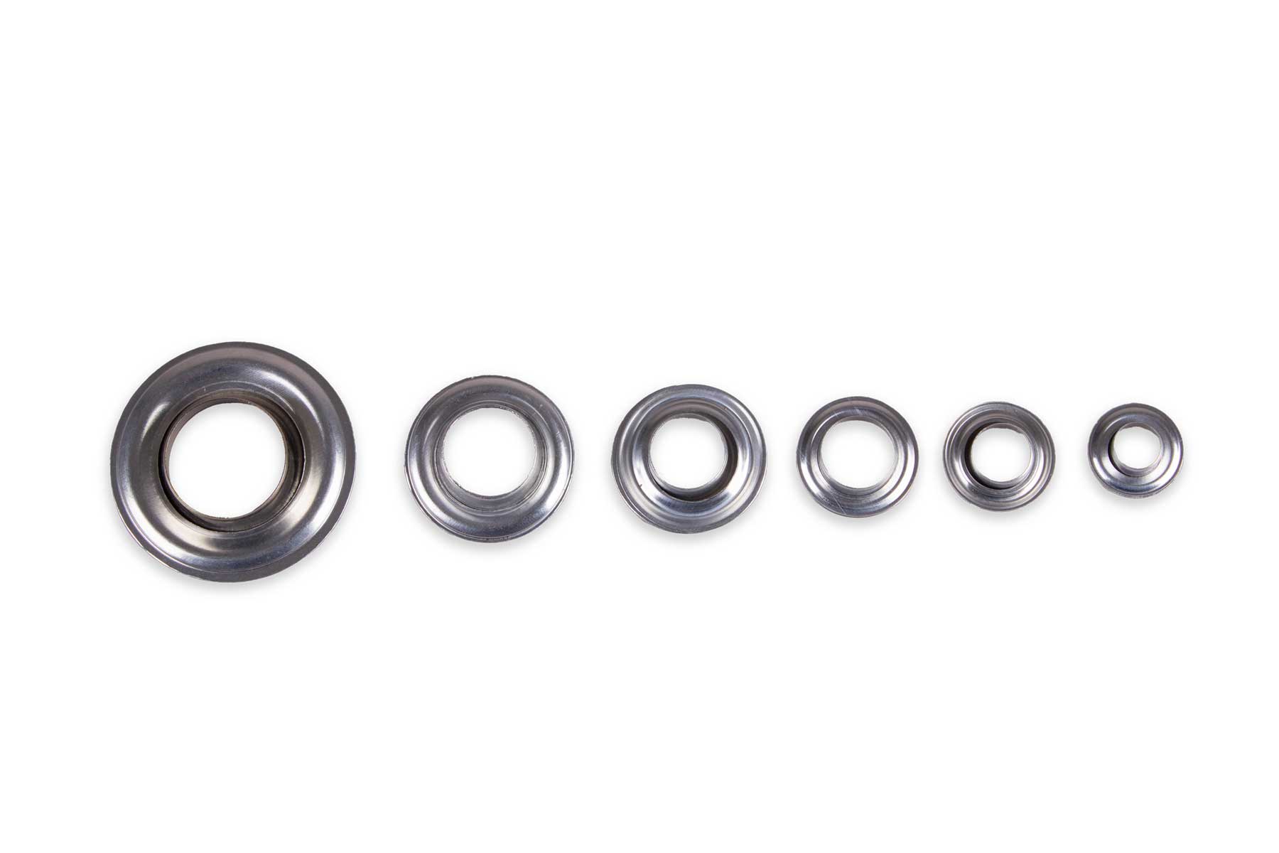 Alluminium metal eyelets