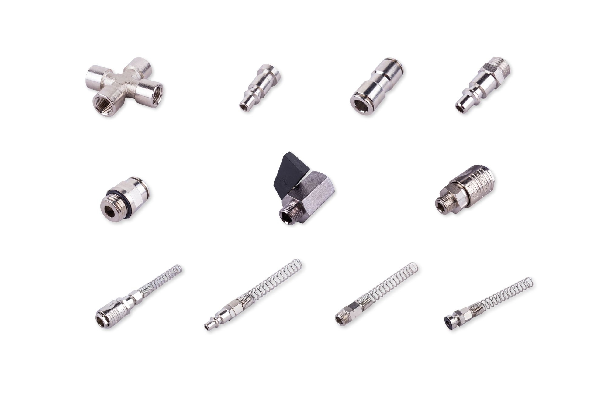 Various pipe fittings for air hoses